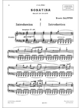 Sonatina - Ernesto Halffter - Partition - Piano